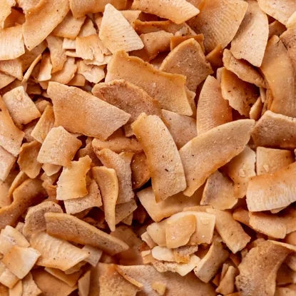 Chipsuri de cocos caramel sărat