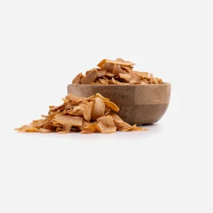 Chipsuri de cocos cu caramel sărat BIO