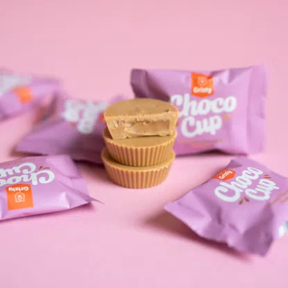 Choco Cups ciocolată cu caramel & cremă de alune de pădure
