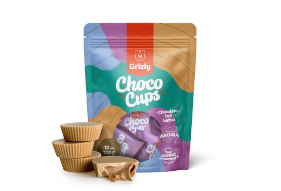 Choco Cups ciocolată cu caramel & cremă de alune de pădure