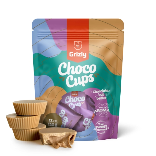 Choco Cups ciocolată cu caramel & cremă de alune de pădure