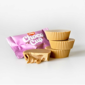 Choco Cups ciocolată cu caramel & cremă de alune de pădure