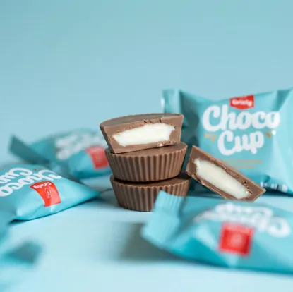 Choco Cups ciocolată cu lapte & cocos