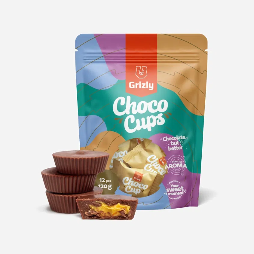 Choco Cups ciocolată cu lapte & mango
