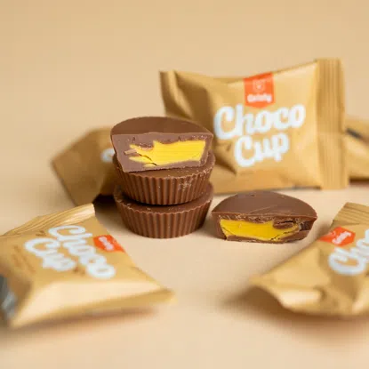 Choco Cups ciocolată cu lapte & mango