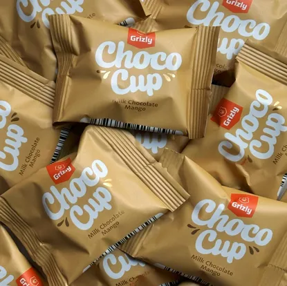 Choco Cups ciocolată cu lapte & mango