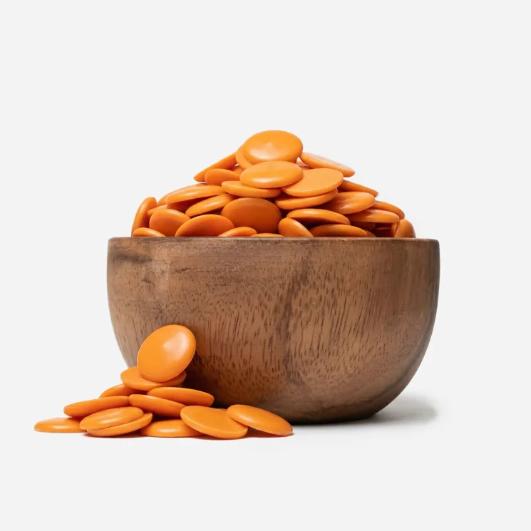 Ciocolată albă belgiană cu aromă de portocală