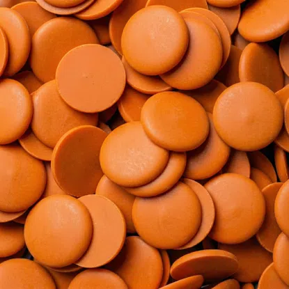 Ciocolată albă belgiană cu aromă de portocală