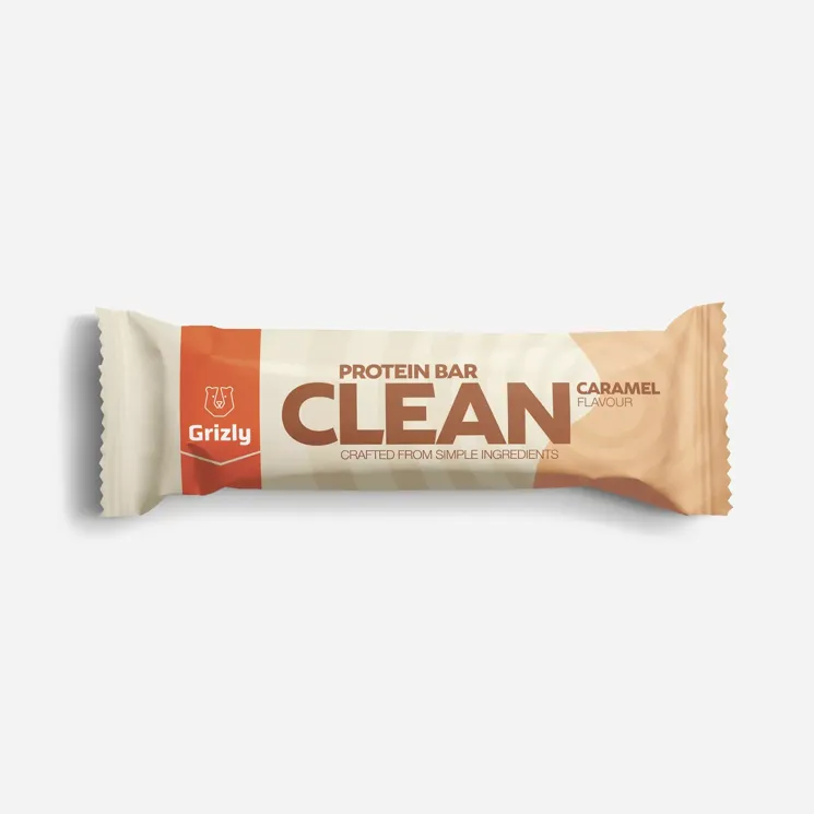 CLEAN Baton proteic cu aromă de caramel