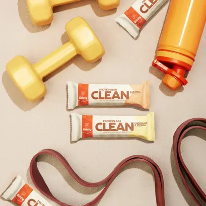 CLEAN Baton proteic cu aromă de ciocolată și vanilie
