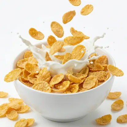 Corn Flakes îmbogățiți cu vitamine și fier