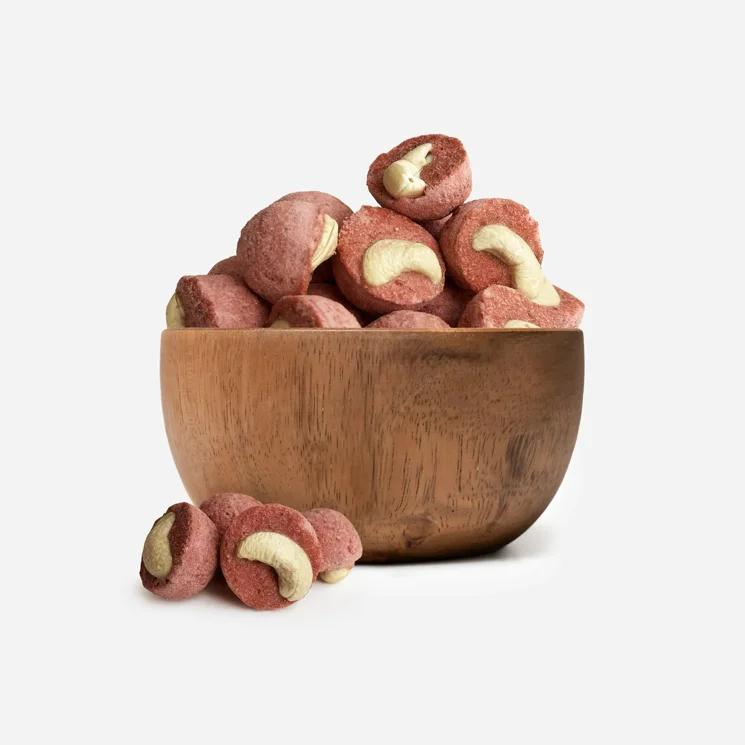 Coșulețe Lyo cu căpșuni și caju