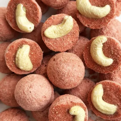 Coșulețe Lyo cu căpșuni și caju