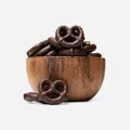 Covrigei fără gluten în ciocolată amăruie