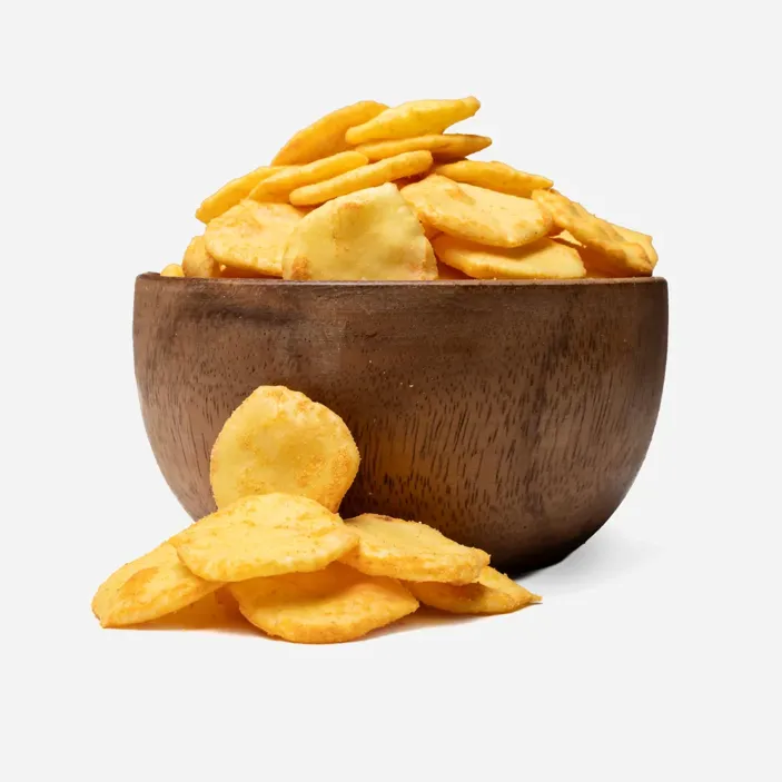 Crackers din porumb cu aromă de brânză