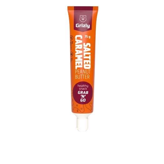 Cremă de arahide cu caramel sărat în tub