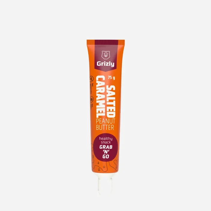 Cremă de arahide cu caramel sărat în tub