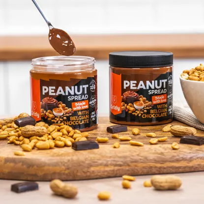 Cremă de arahide cu ciocolată belgiană