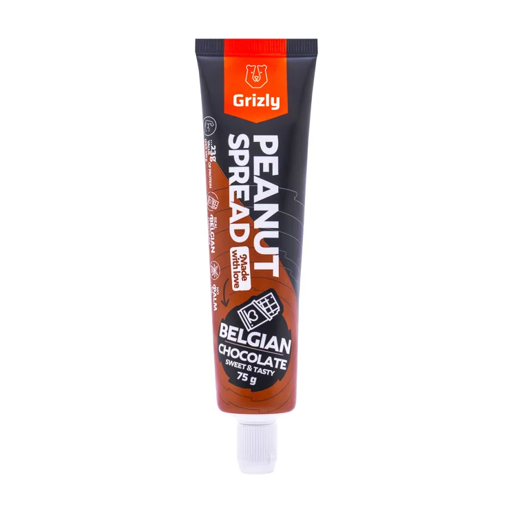 Cremă de arahide cu ciocolată belgiană în tub
