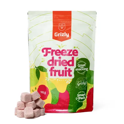 Cuburi de cocos LIO cu măr și vișine