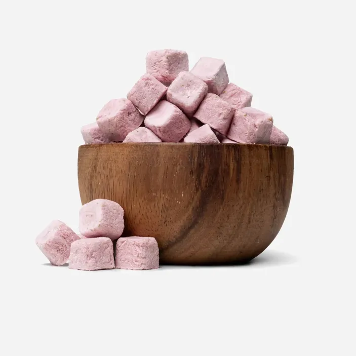 Cuburi de cocos LYO cu căpșuni