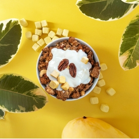 Cuburi de cocos LYO cu mango și morcov