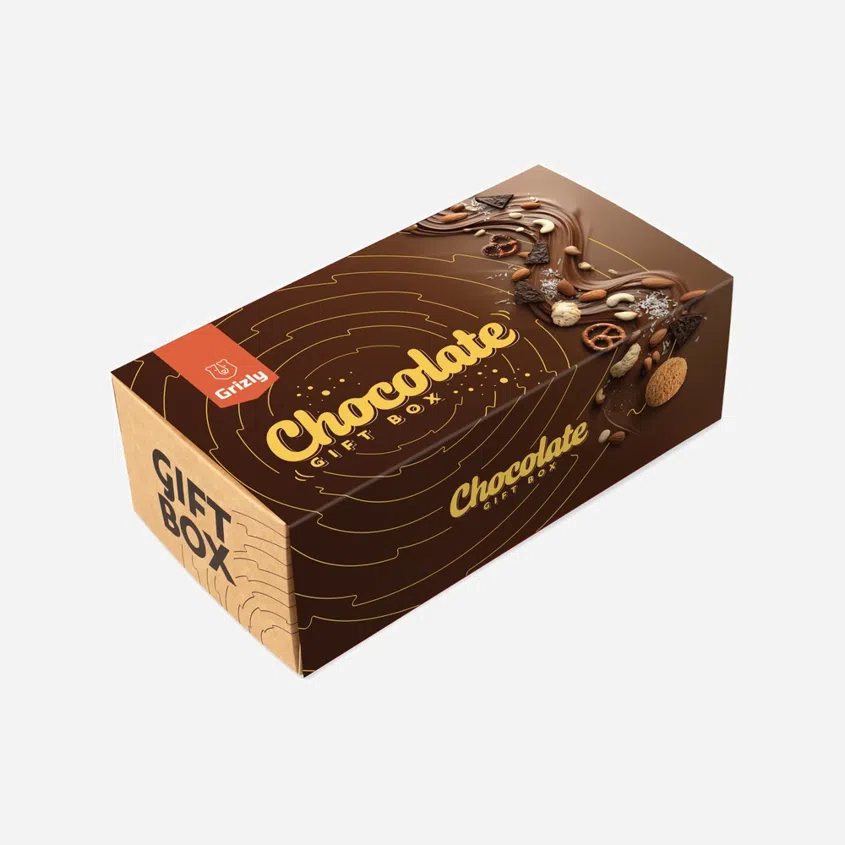 Cutie cadou cu ciocolată