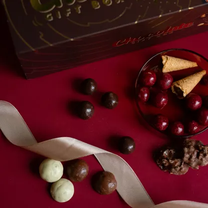 Cutie cadou cu ciocolată