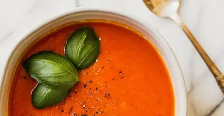 Domácí tomatová polévka 