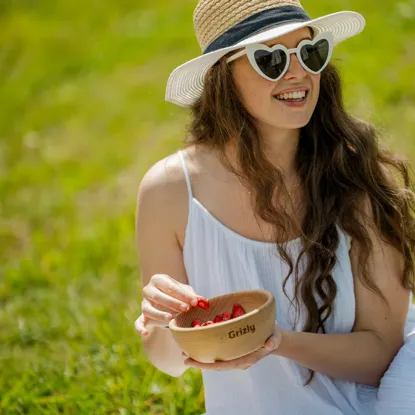 Dřevěná miska 16 cm