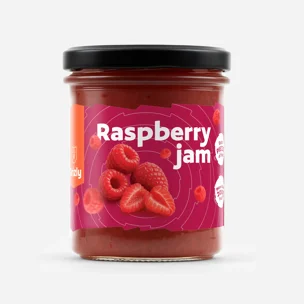 Dulceață de zmeură cu bucăți extra de fructe