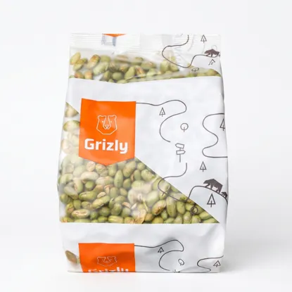 Edamame prăjite și sărate