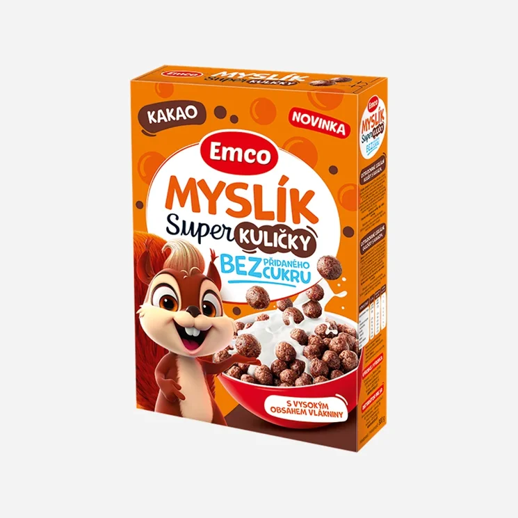 Emco Myslík Super kuličky kakao 300g