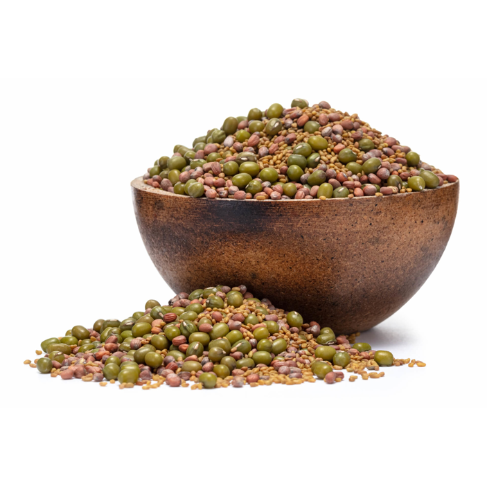 Fasole mungo, alfalfa, ridiche BIO mix de semințe pentru germinare