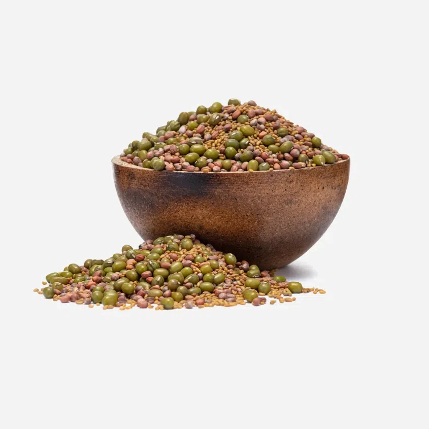 Fasole mungo, alfalfa, ridiche BIO mix de semințe pentru germinare