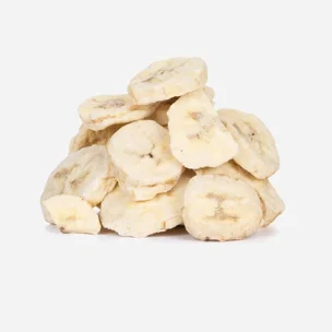 Felii de banană liofilizate