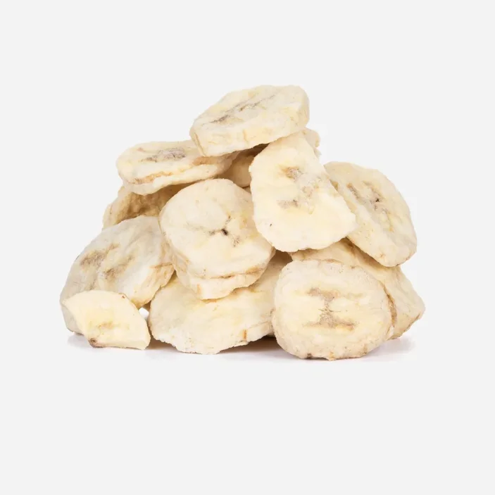 Felii de banană liofilizate