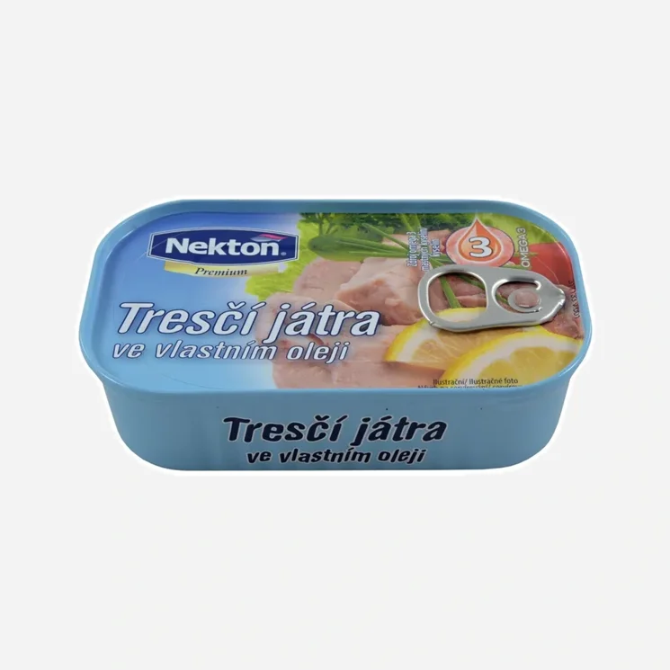 Ficat de cod selectat în ulei propriu