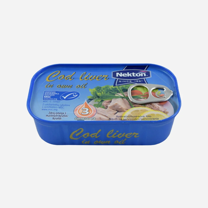 Ficat de cod selectat în ulei propriu