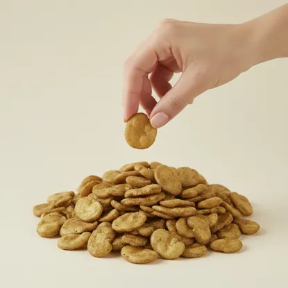 Fulgi de fasole cu piper și lămâie