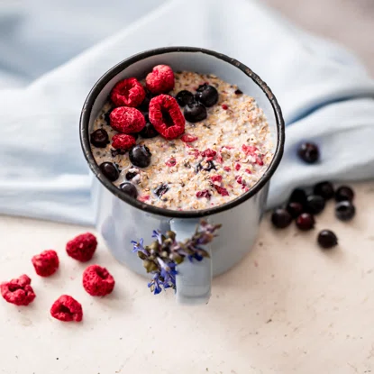 Fulgi de ovăz zmeură & afine