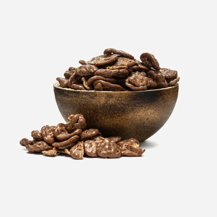 Fulgi de porumb în ciocolată cu lapte