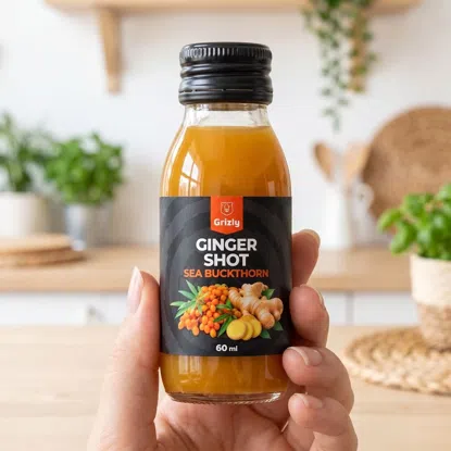 Ginger shot Cătină