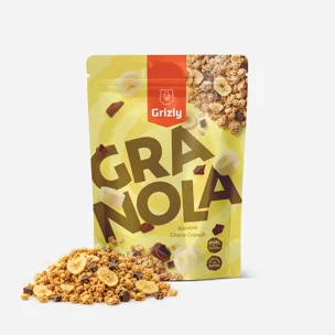 Granola cu banane și ciocolată