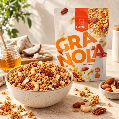 Granola cu nuci și miere
