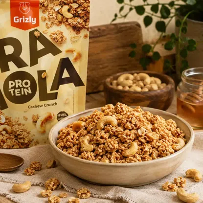 Granola cu proteină și caju