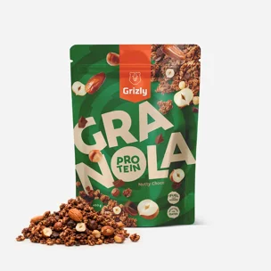 Granola cu proteine alune de pădure și cioco cu curmale