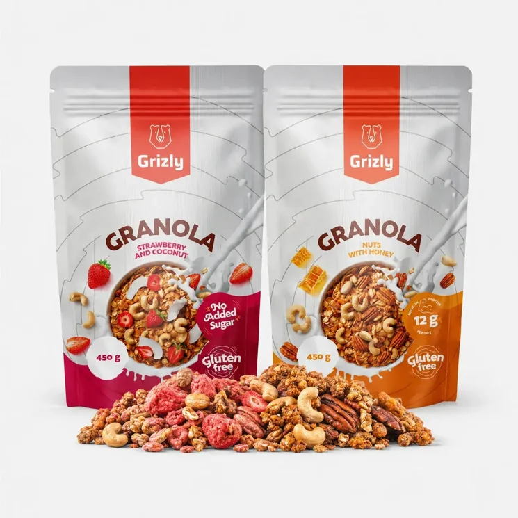 Granola Duo Căpșuni & Nuci