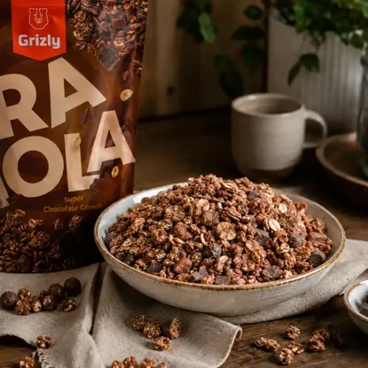 Granola super cu ciocolată