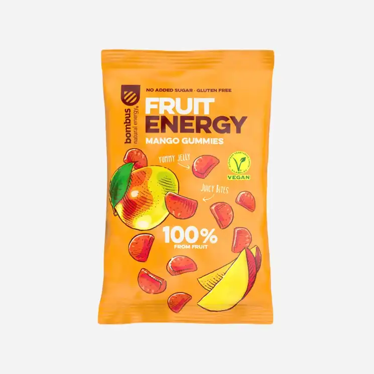 GRIZLY  Bomboane Fruit energy mango